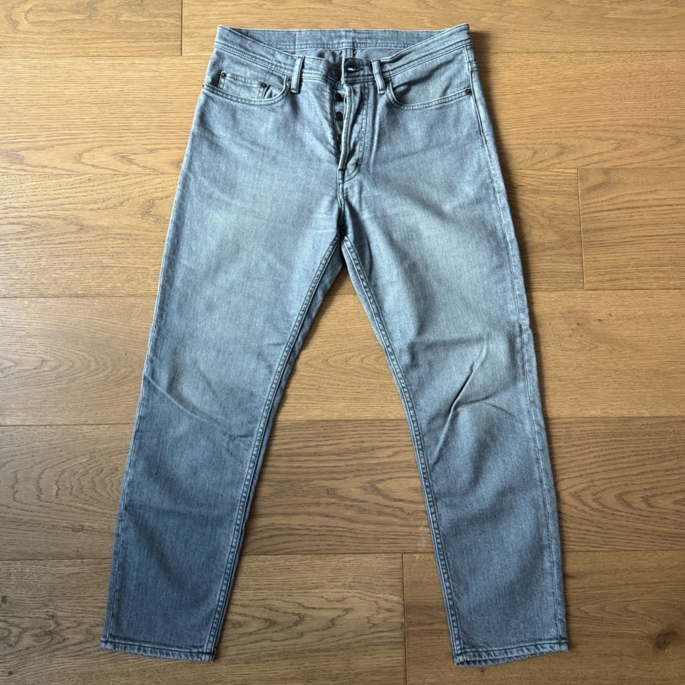 Acne Studios - Slim Fit River Denim Jeans - Worn Gray - Size 29 x 26 - EUC